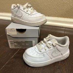 Kids size 8 Air Force Ones